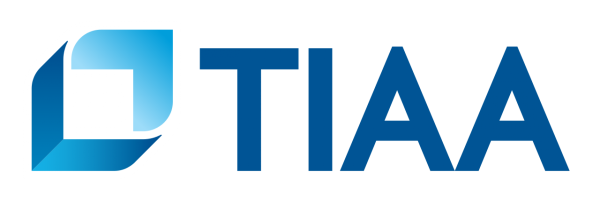 TIAA company logo. Text reads TIAA.
